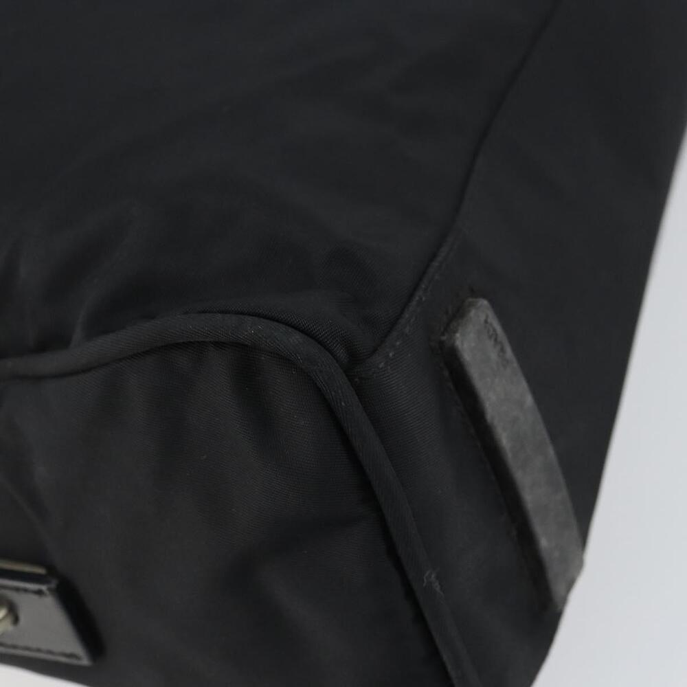 PRADA Hand Bag Nylon Black Silver Auth 159051 - Picture 15 of 16